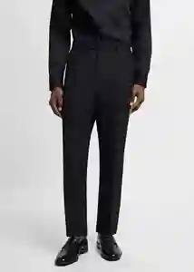 Pantalón Boston Negro Talla 42 Hombre Mango