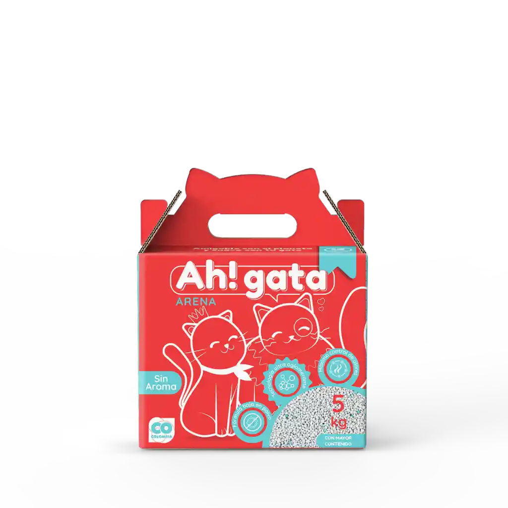 Ah! Gata Arena para Gatos sin Aroma