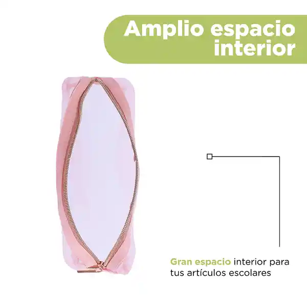 Cartuchera de Malla Serie Rose Gold Miniso