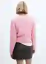 Jersey Piqueton Rosa Talla M Mujer Mango