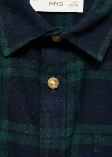 Camisa Anapurna Navy Talla 07 Niños Mango