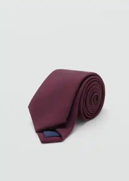 Corbata Basic6 Burdeos Talla 99 Hombre Mango