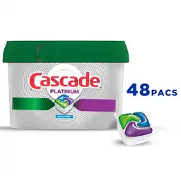 Cascade Platinum Detergente Para Lavavajillas Action Pacs