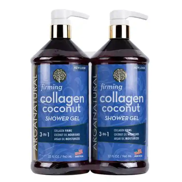 Arganatural Gel de Ducha Reafirmante de Coco Con Colágeno