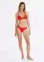 Braga Onditab Rojo Talla L Mujer Mango
