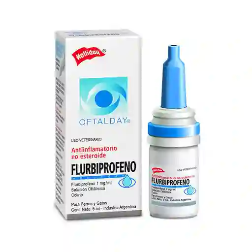 Flurbiprofeno Oftalday Colirio Estéril Antiinflamatorio 5 Ml