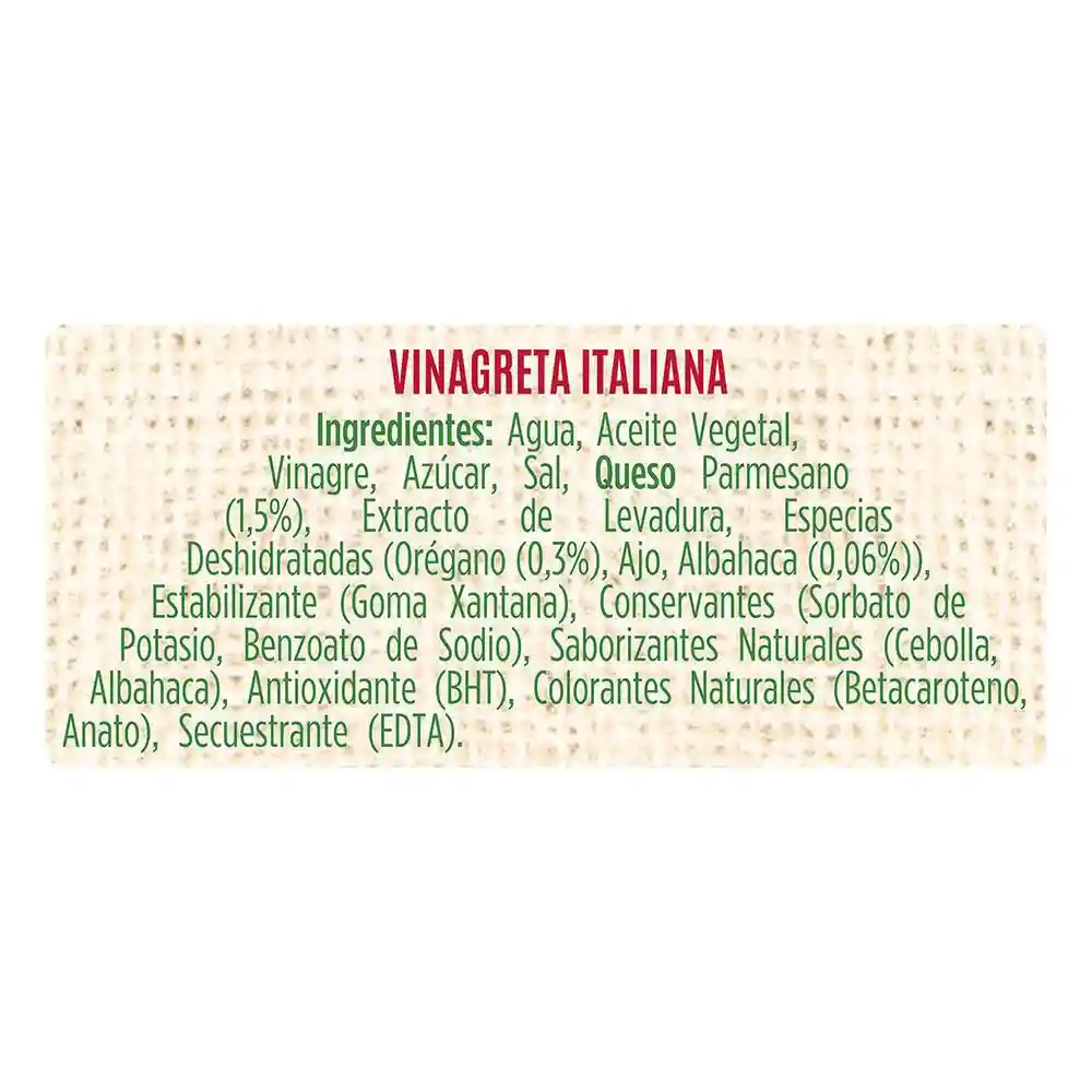 La Constancia Vinagreta Italiana