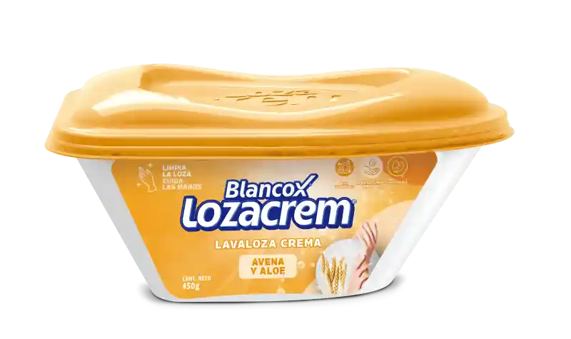 Blancox Lavaplatos en Crema Lozacrem Avena y Aloe