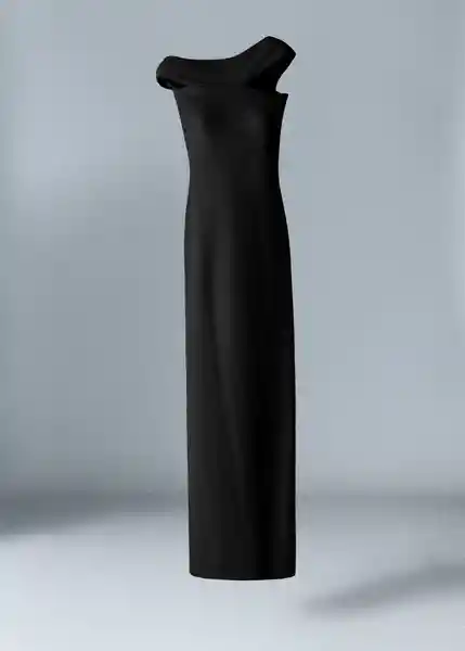 Vestido Bexley Negro Talla XL Mujer Mango
