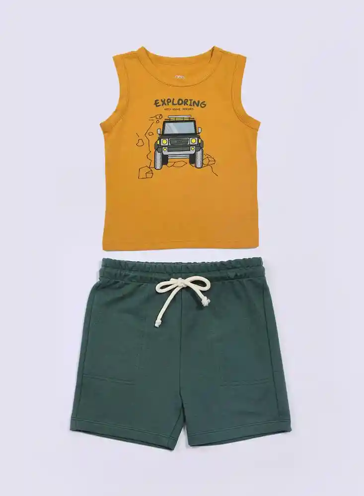 Conjunto Cc 4t-amarillo