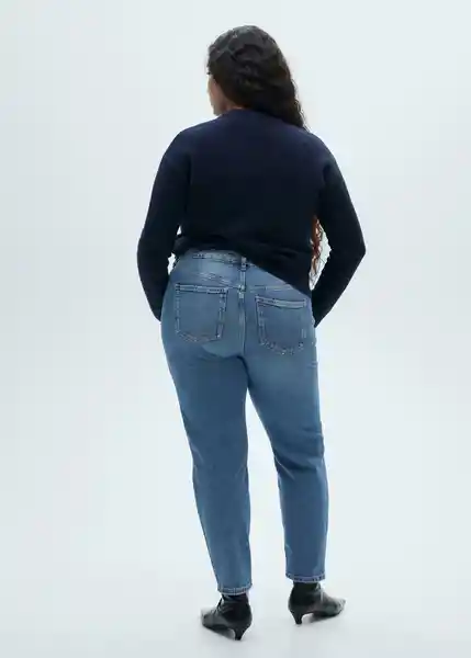 Jean Newmom Tejano Medio Talla 40 Mujer Mango