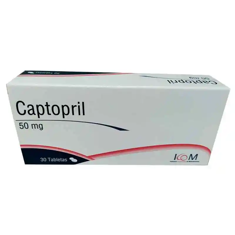 Icom Captopril Tabletas (50 mg)
