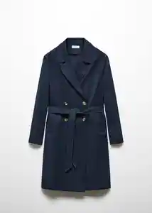 Abrigo Trench Navy Talla 21 Teen Niñas Mango