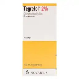Novartis Tegretol 2 % Carbamazepina  Suspensión 