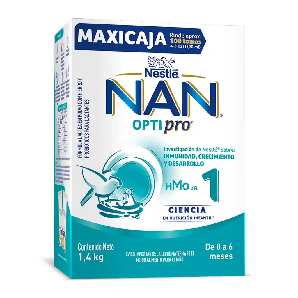 Fórmula infantil NAN OPTIPRO Etapa 1 x 1400g