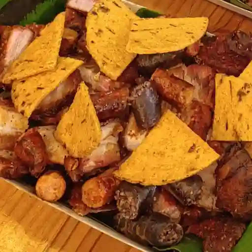 Parrillada familiar con morcilla