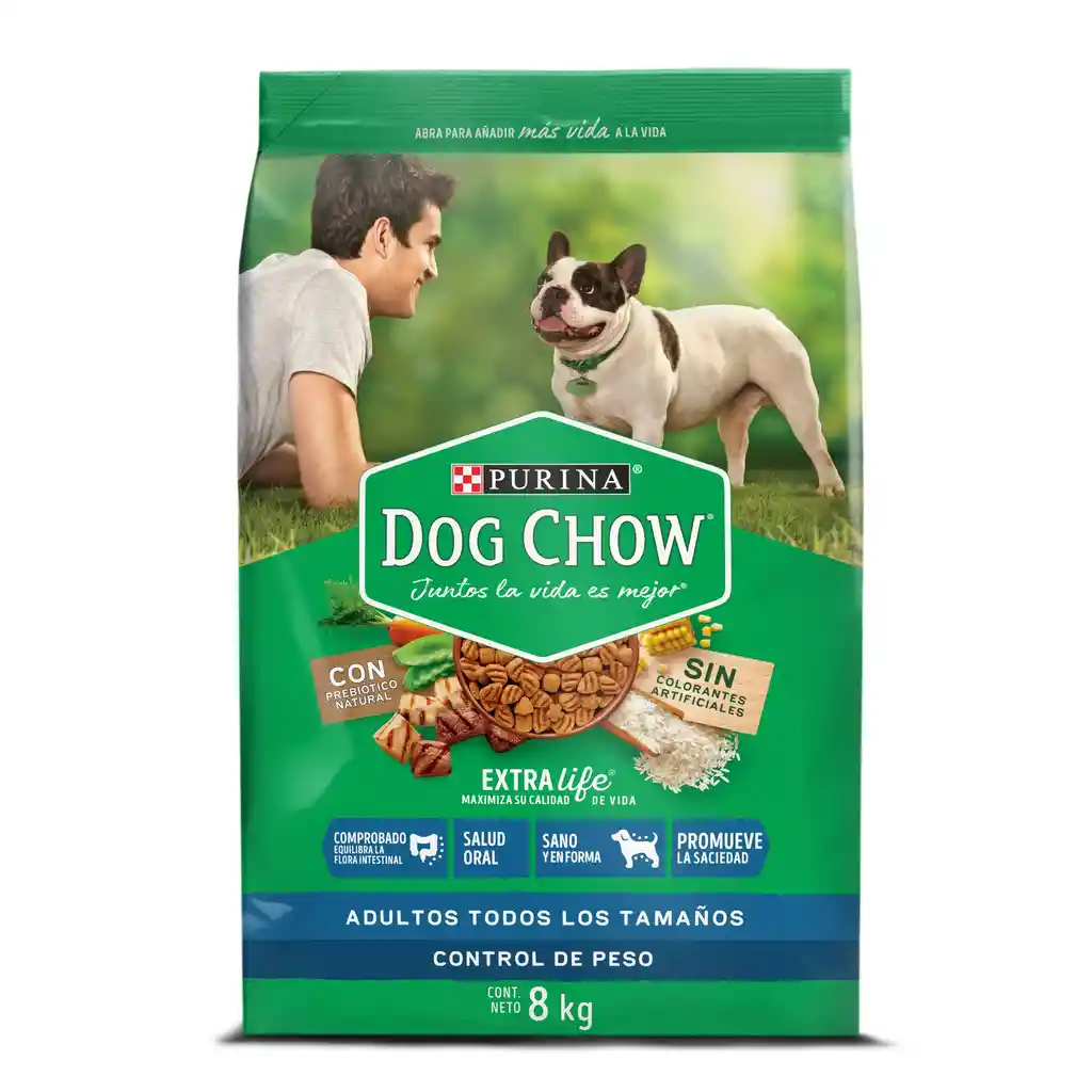 Comida para perro Dog Chow control de peso (Light) x 8 kg