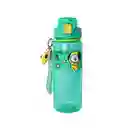 Botella Con Correa y Funda Serie Chimmy Verde 800 mL Bt21 Miniso