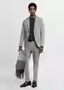 Pantalón Paulo Gris Talla 38 Hombre Mango