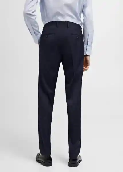 Pantalón Milan Marino Talla 42 Hombre Mango