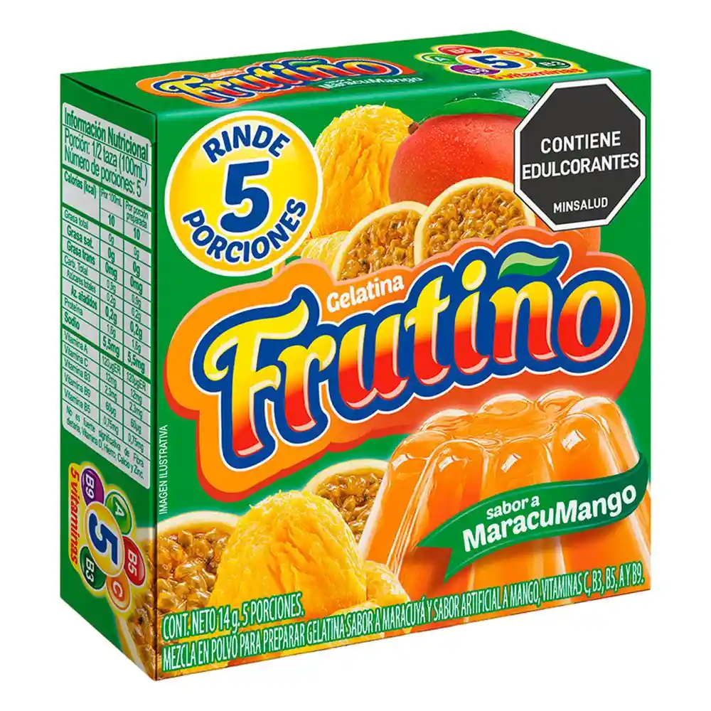 Mezcla Polvo Gelatina Maracumango Frutino