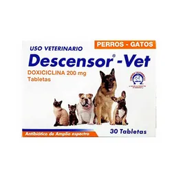 Descensor Vet Tabletas  (200 mg)