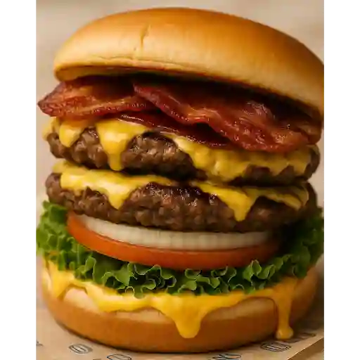 "El doble" hamburguesa