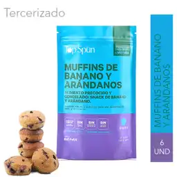 Top Spun Muffin de Banano y Arándanos