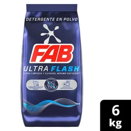 Fab Detergente Ultra Flash Polvo