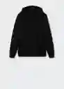 Sudadera Ibizah-I Negro Talla L Hombre Mango