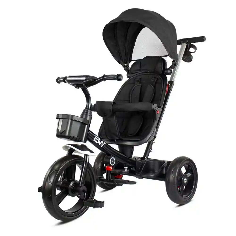 Triciclo Para Niños 3 en 1 360 Grados Sun Negro Prinsel