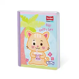 Scribe Cuaderno Cosido Medio Rayado 100 Hojas Cosido