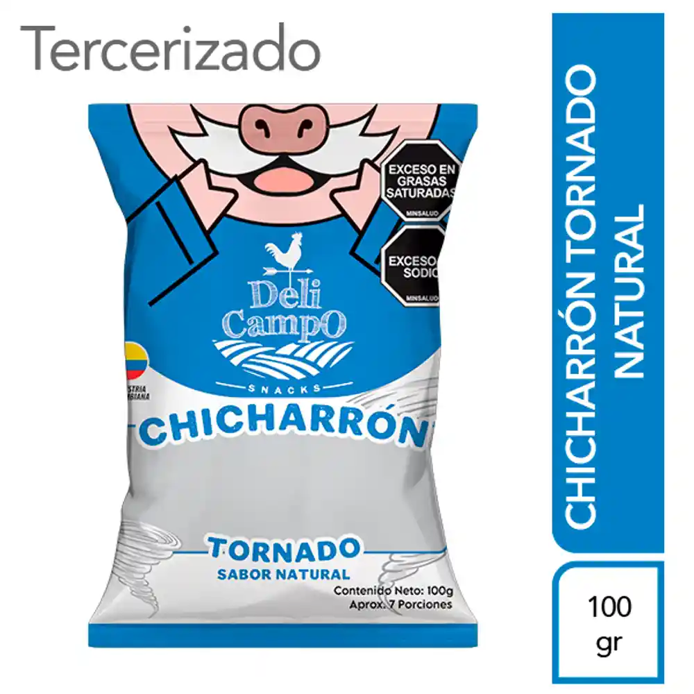 Chicharron Tornado Natural Deli Campo