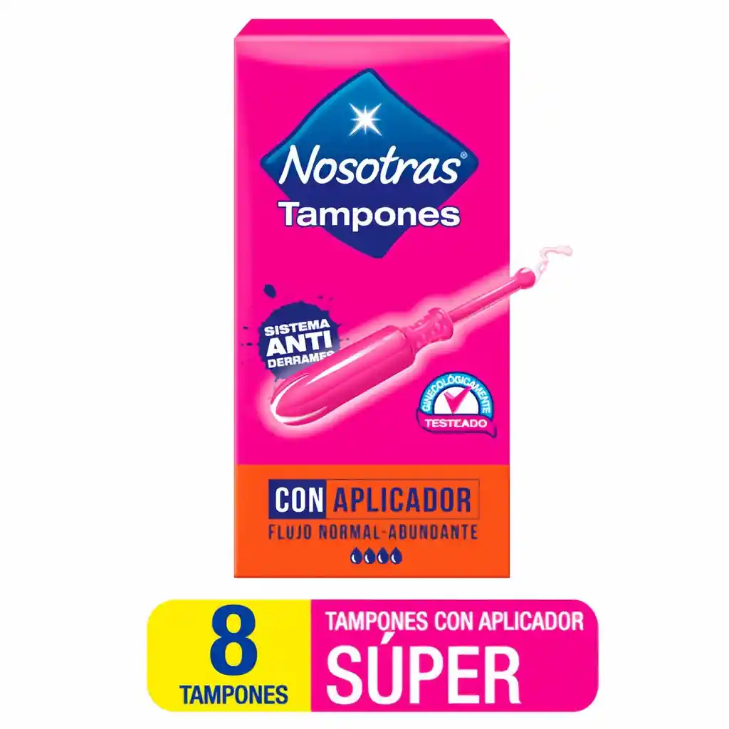 Nosotras Tampones con Aplicador Super
