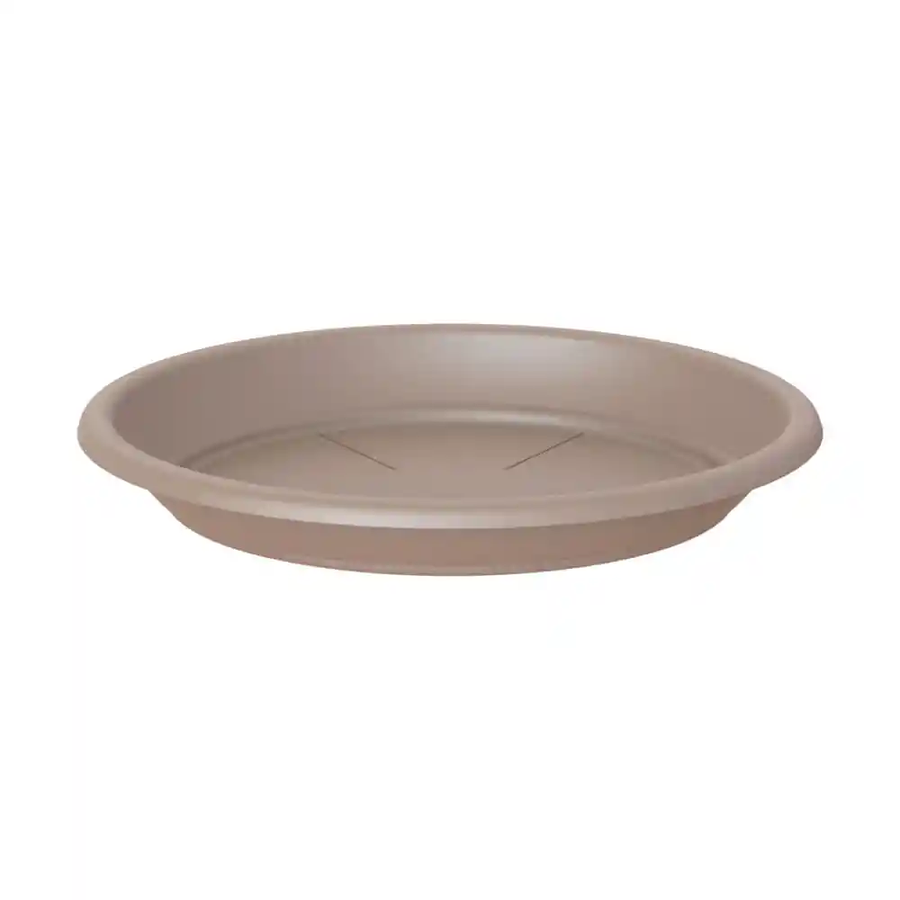 Plato Plástico Capri Taupe Outzen