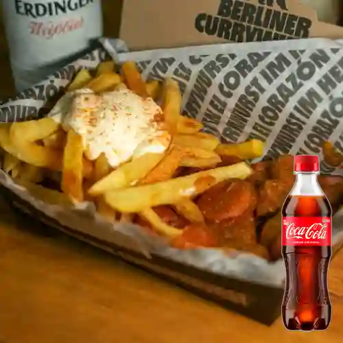 Combo Currywurst Engadiner + Coca Cola Original 400 ml