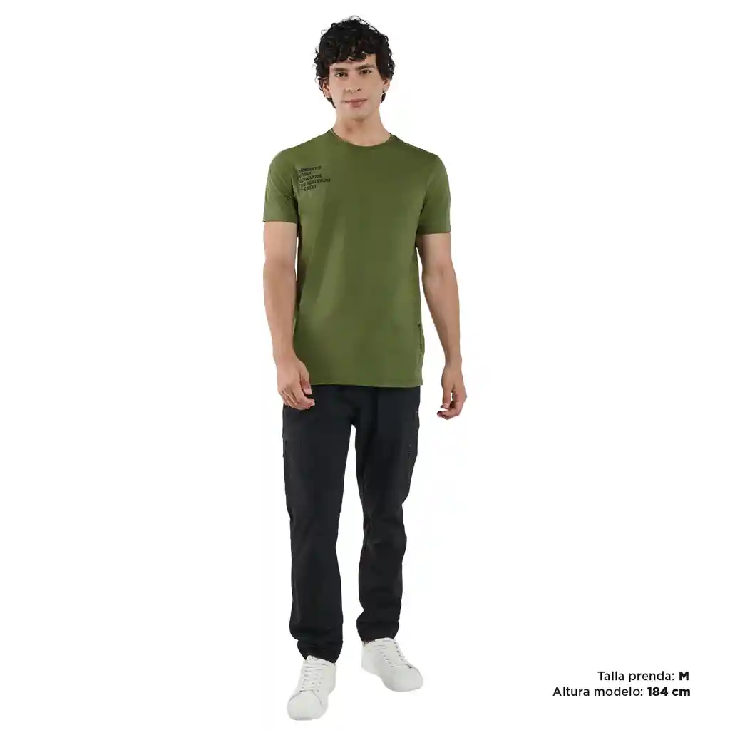 Camiseta Para Hombre Atena Verde