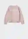 Sudadera Mnglo Rosa Pastel Talla 14 Niñas Mango