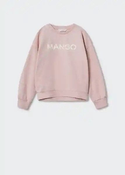 Sudadera Mnglo Rosa Pastel Talla 14 Niñas Mango