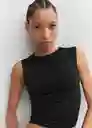 Top Taylor Negro Talla S Mujer Mango