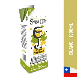 Segú Ollé Vino Blanco en caja Tetra pack 1000 ml