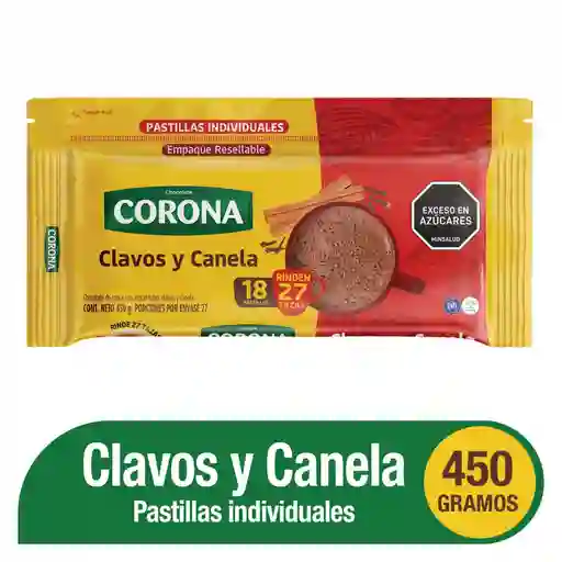 Corona Chocolate de Mesa Clavos y Canela