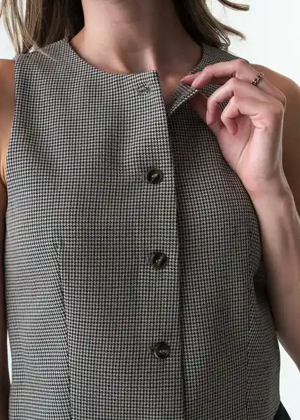 Camisa Mujer Gris Elefante Medio Talla M 413G056 Naf Naf