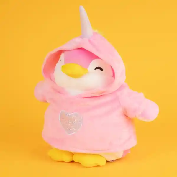 Sudadera Con Capucha Para Peluche Pen Pen Unicornio Rosa Miniso