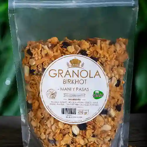 Granola Maní Pasas 470G