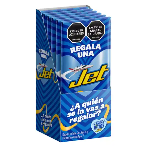 Golosina Jet Amor & Amistad 24 Plegadizas x 6 Unidades x 45 g