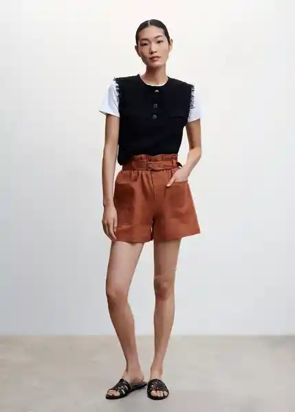 Short Vega Caldero Talla 42 Mujer Mango