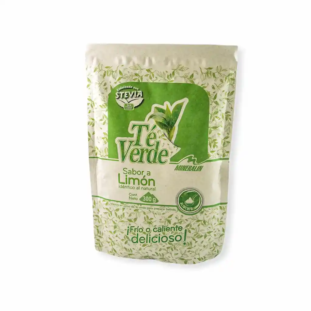 Mineralin Té Verde Sabor Limón Endulzado con Stevia
