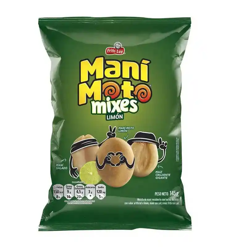 Maní Moto Maní Mixes con Sabor a Limón 