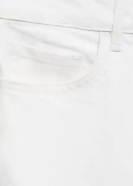 Jean Fiona Blanco Talla 34 Mujer Mango